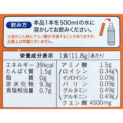 aminoVITAL® Citric Acid Charged Water 24P/Box (11.8g)